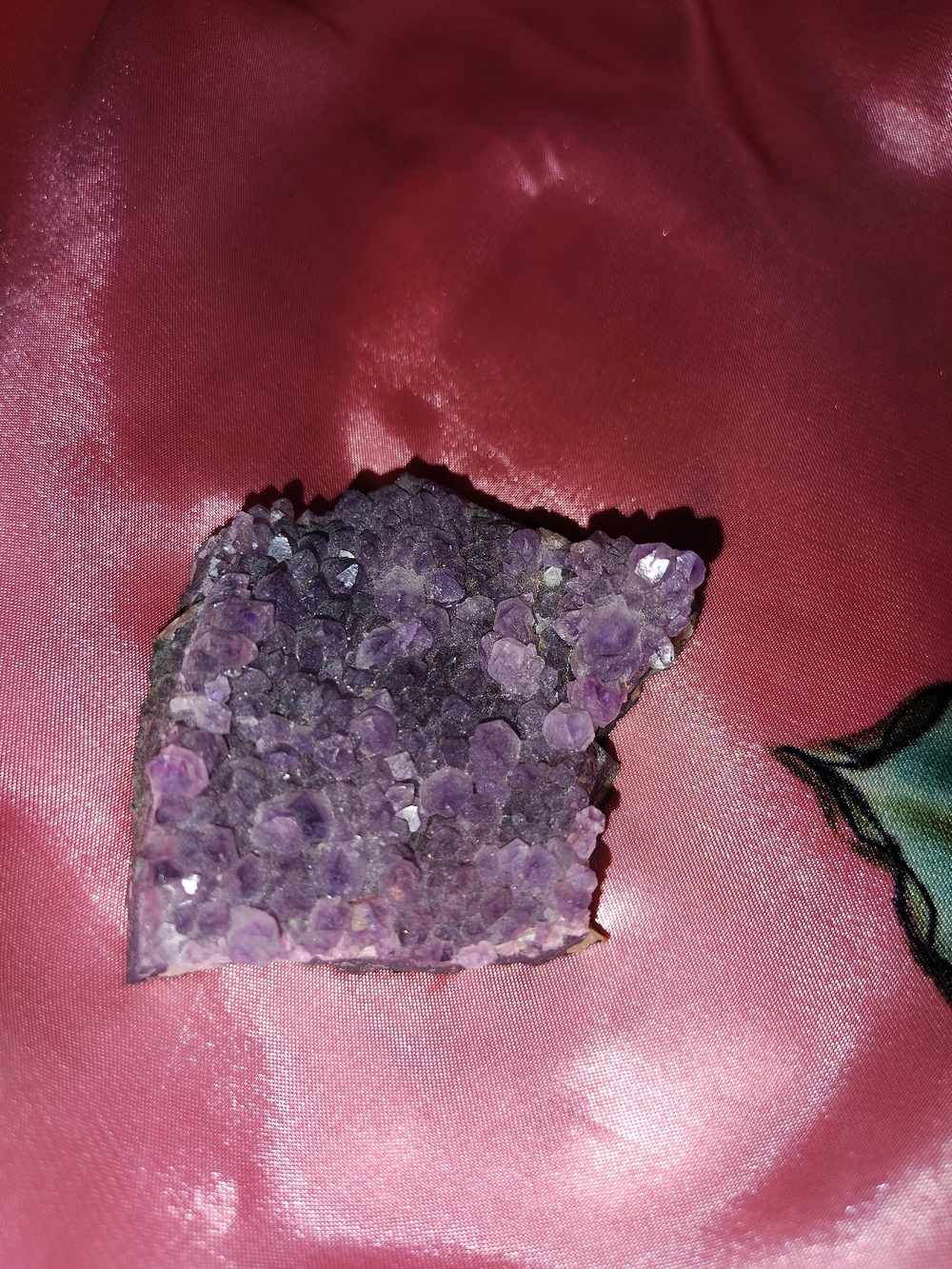 Natural Purple Amethyst Crystal Cluster - Decorative Gemstone